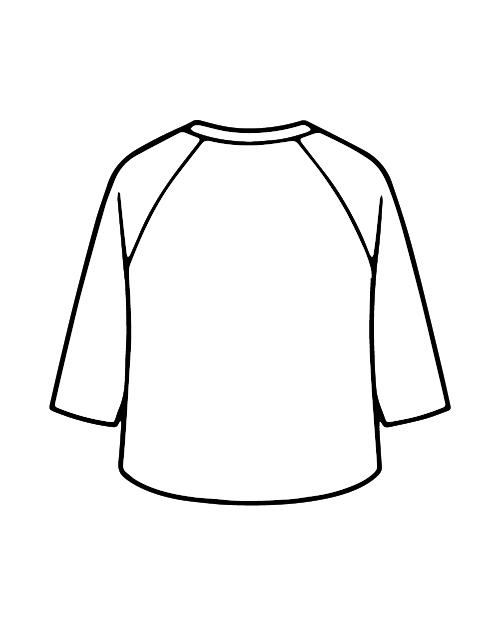Los Angeles Apparel - Baby Rib Long Sleeve Raglan