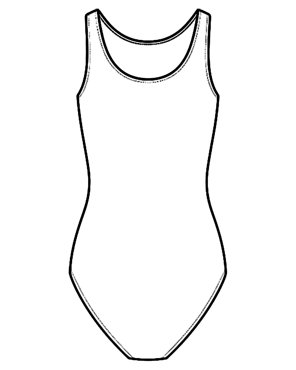 Los Angeles Apparel - Off-Shoulder Bodysuit