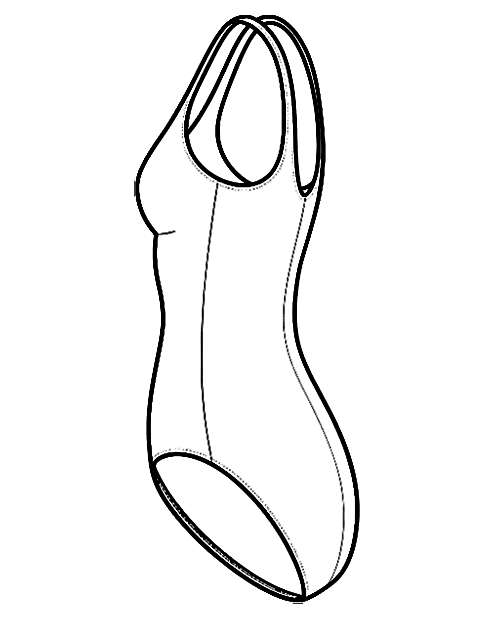 Los Angeles Apparel - Spaghetti Bodysuit