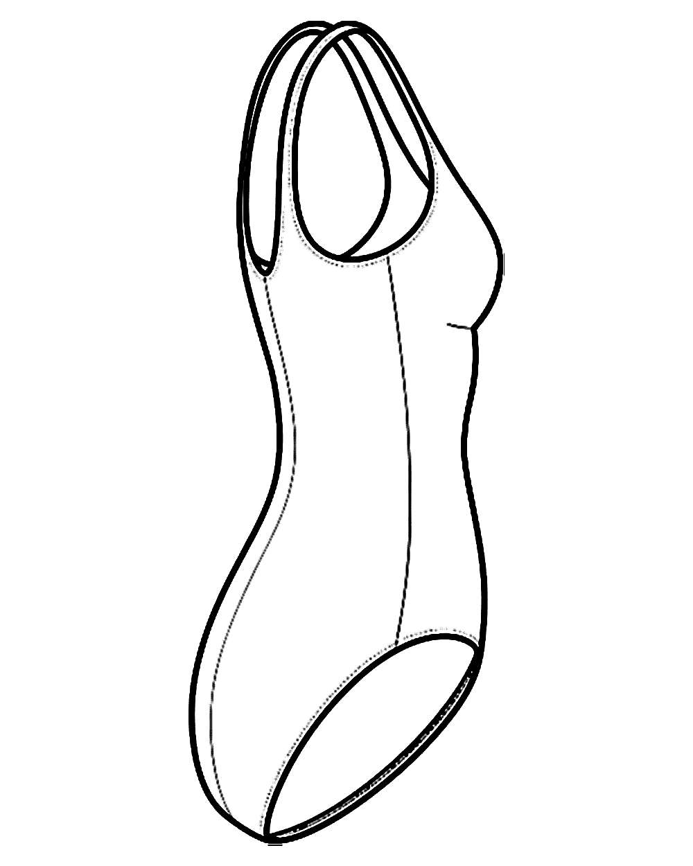 Los Angeles Apparel - Spaghetti Bodysuit