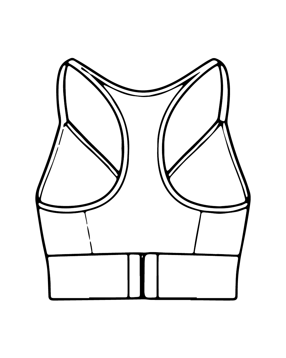 Los Angeles Apparel - Garment Dye Basic Bralette