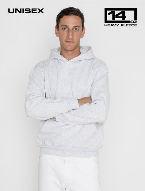 Los Angeles Apparel - Ls Heavy Fleece Hood Po 14 Oz