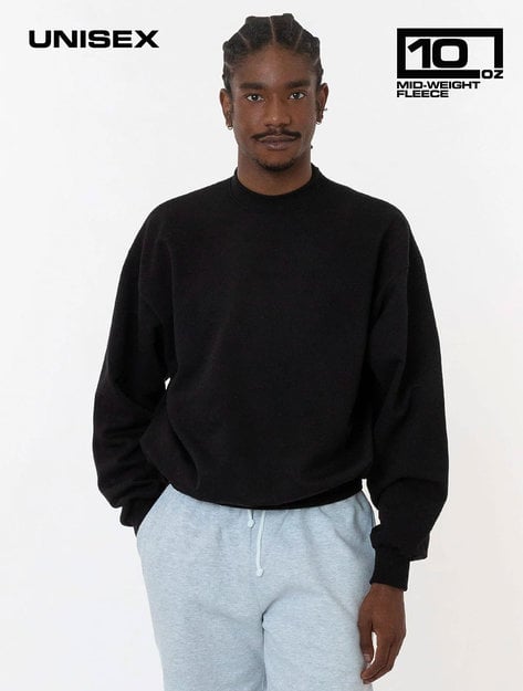 Los Angeles Apparel - 10oz 50/50 Fleece Wide Crew