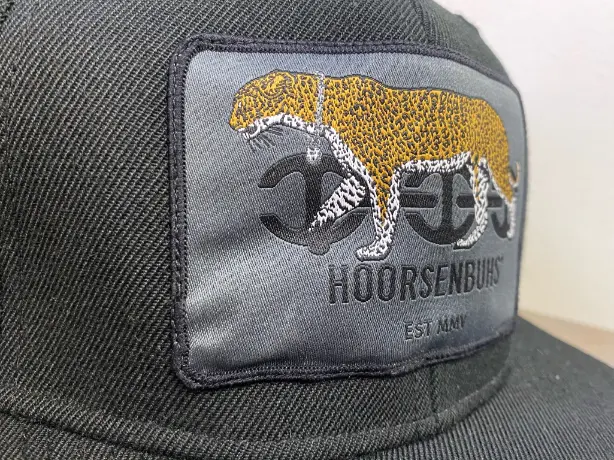 Custom patch snapback hat