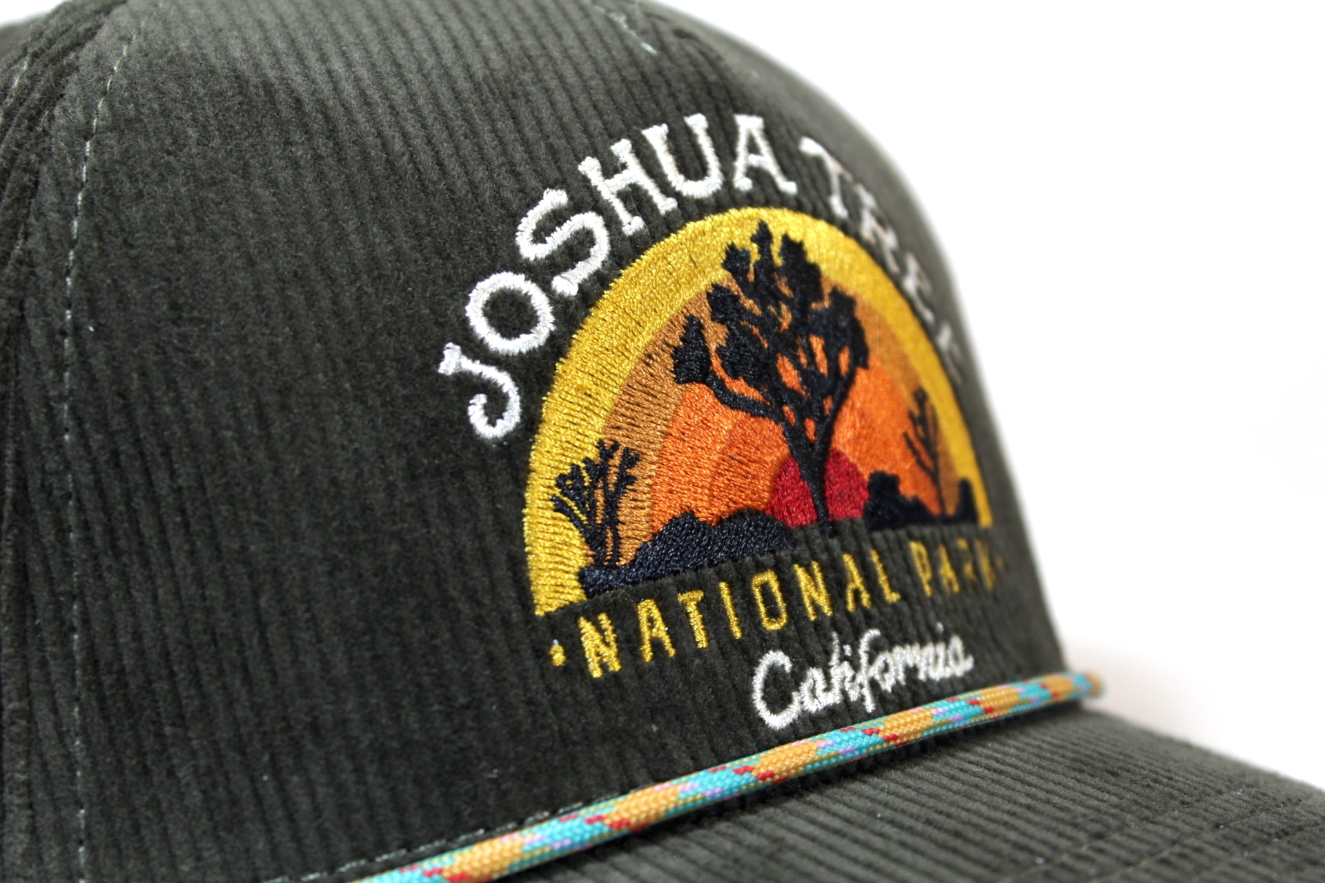 embroidered trucker hat