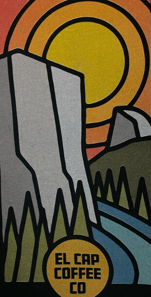 multi-color water-based landscape print