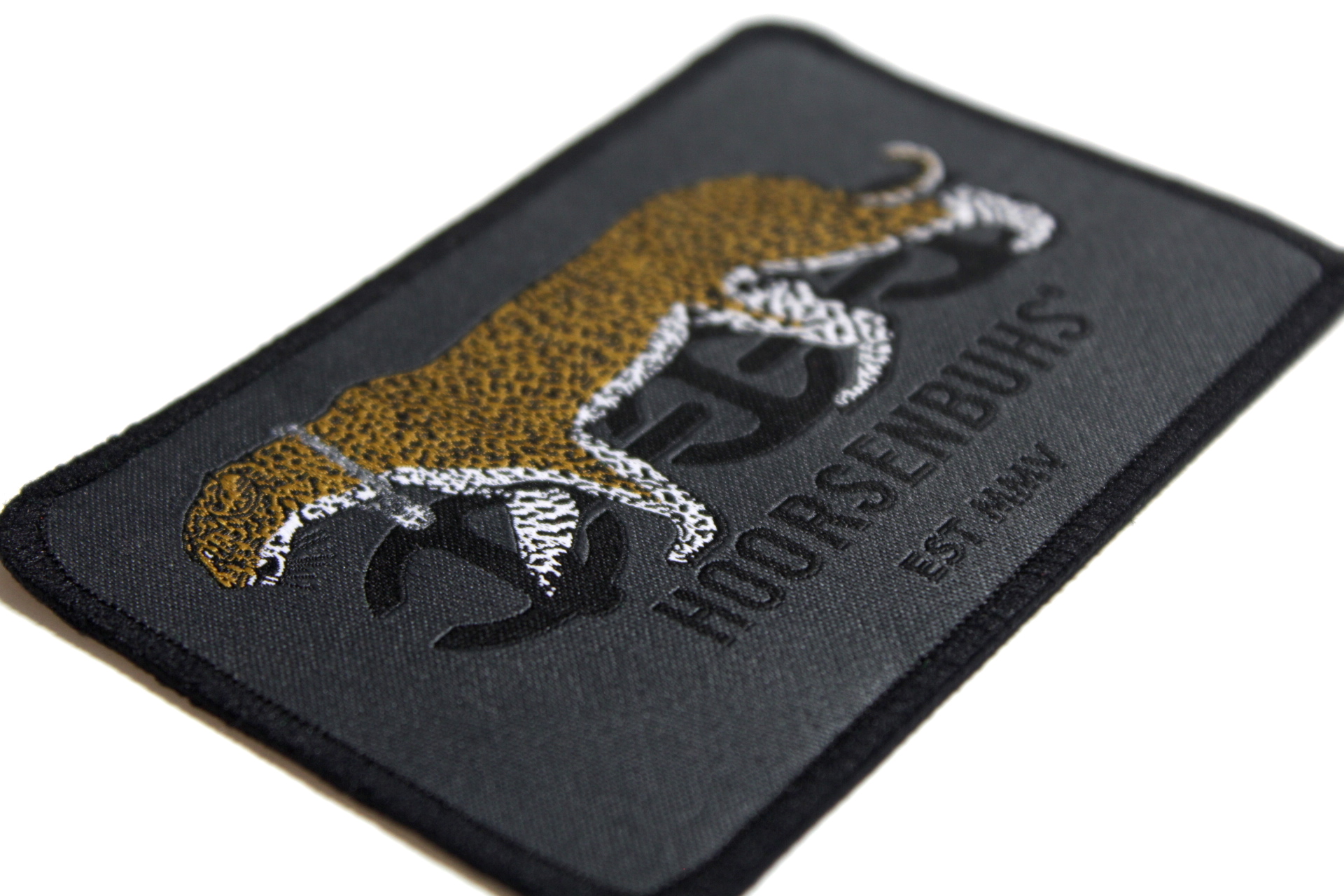 hoorsenbuhs cheetah woven patch