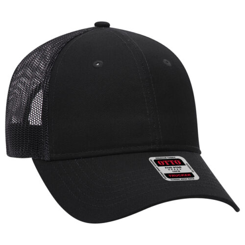 OTTO - 6 Panel Mid Profile Mesh Back Trucker Hat