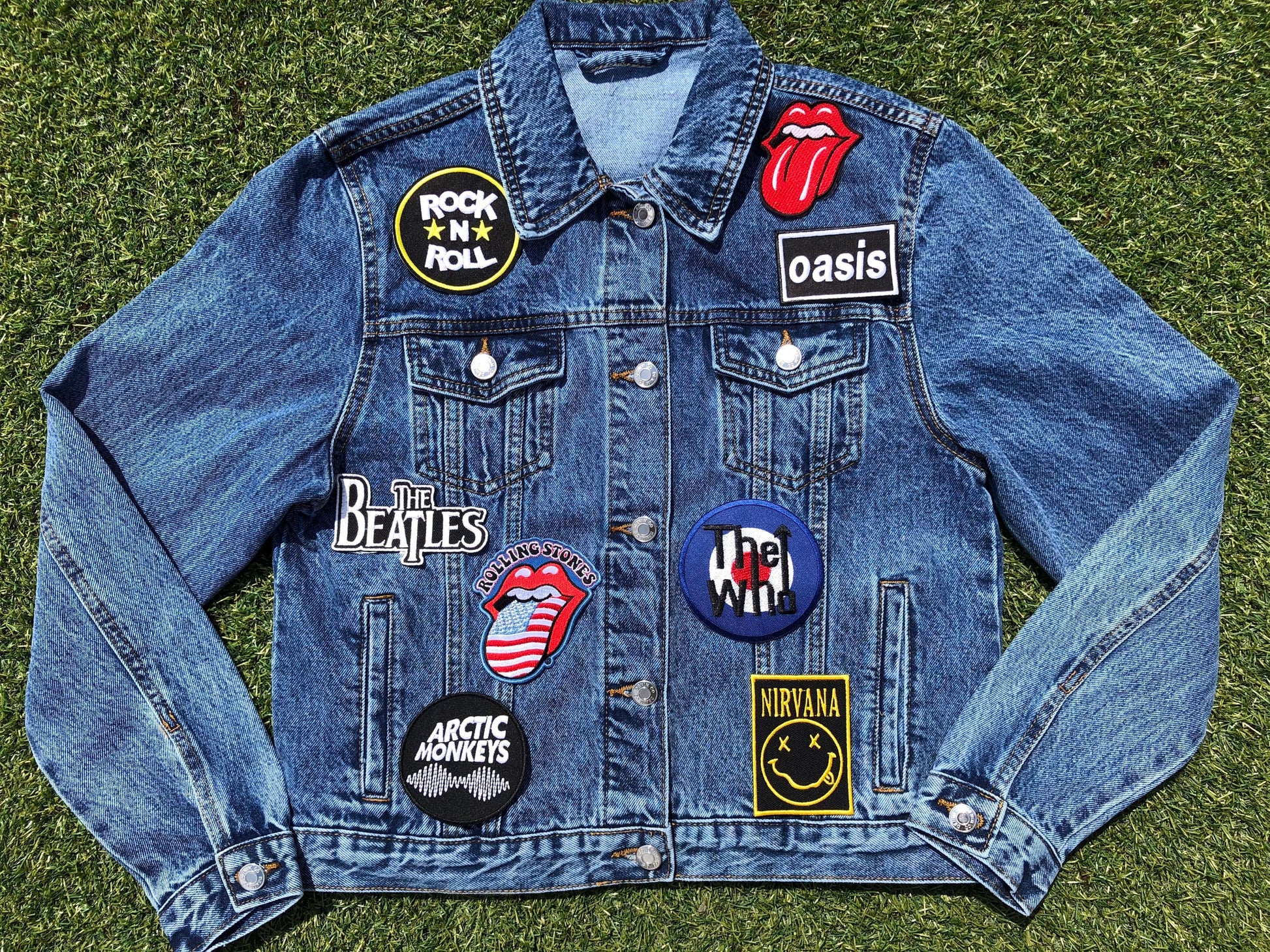 jacket with patches