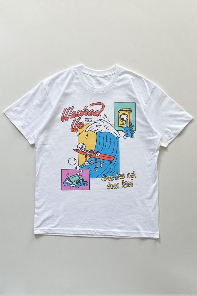 A shirt that has DTF design