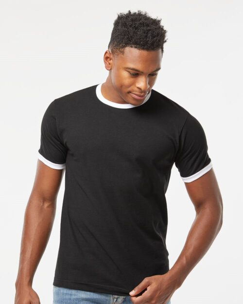 Custom Ringer T-Shirts | Tultex 246 | Screen Print & DTG | DTLA Print