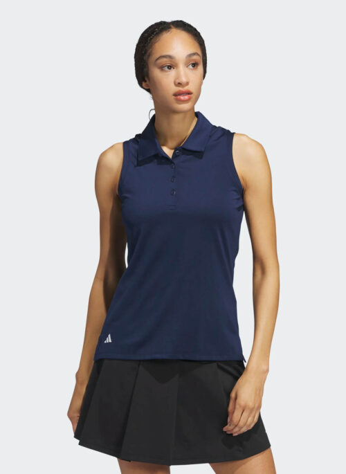 Adidas Golf Womens Ultimate365 Solid Sleeveless Polo