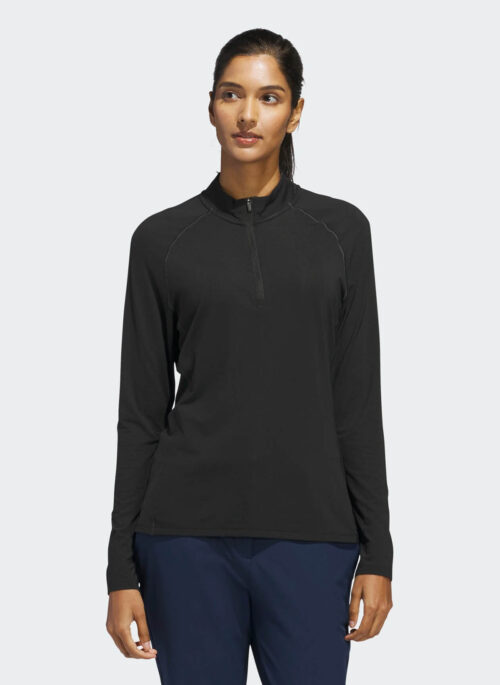 Adidas Womens Ultimate365 Solid Quarter-Zip
