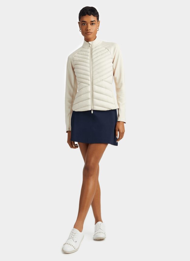 G Fore - Womens Hybrid Quilted Stretch Tech Interlock Jacket