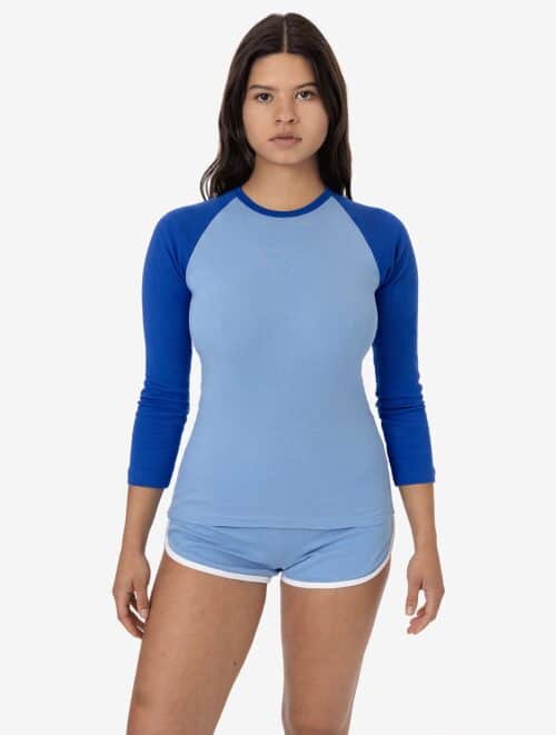 Los Angeles Apparel - Baby Rib Long Sleeve Raglan