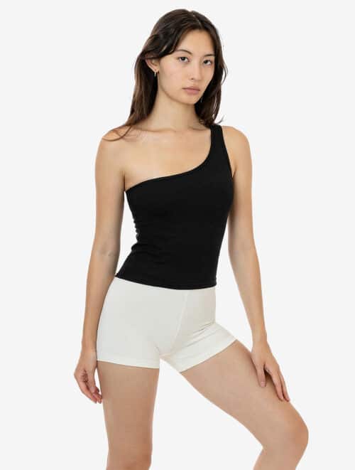 Los Angeles Apparel - Baby Rib One Shoulder Top