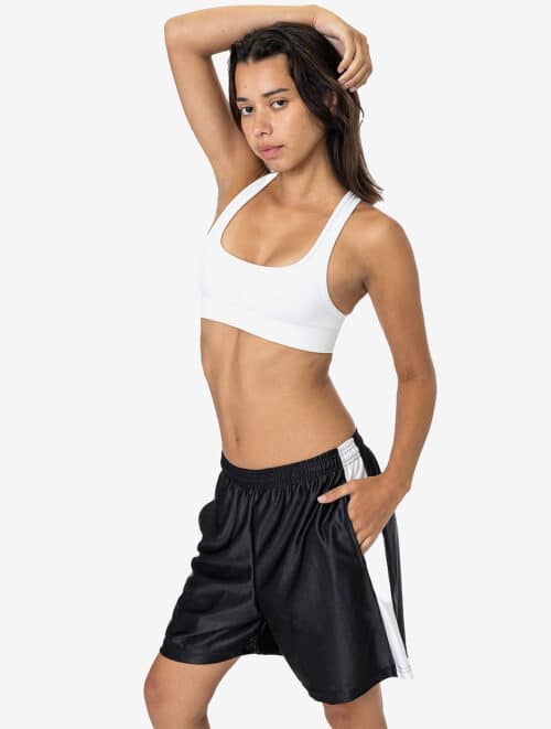 Los Angeles Apparel - HVY DAZZLE SIDE STRIPE SHORTS