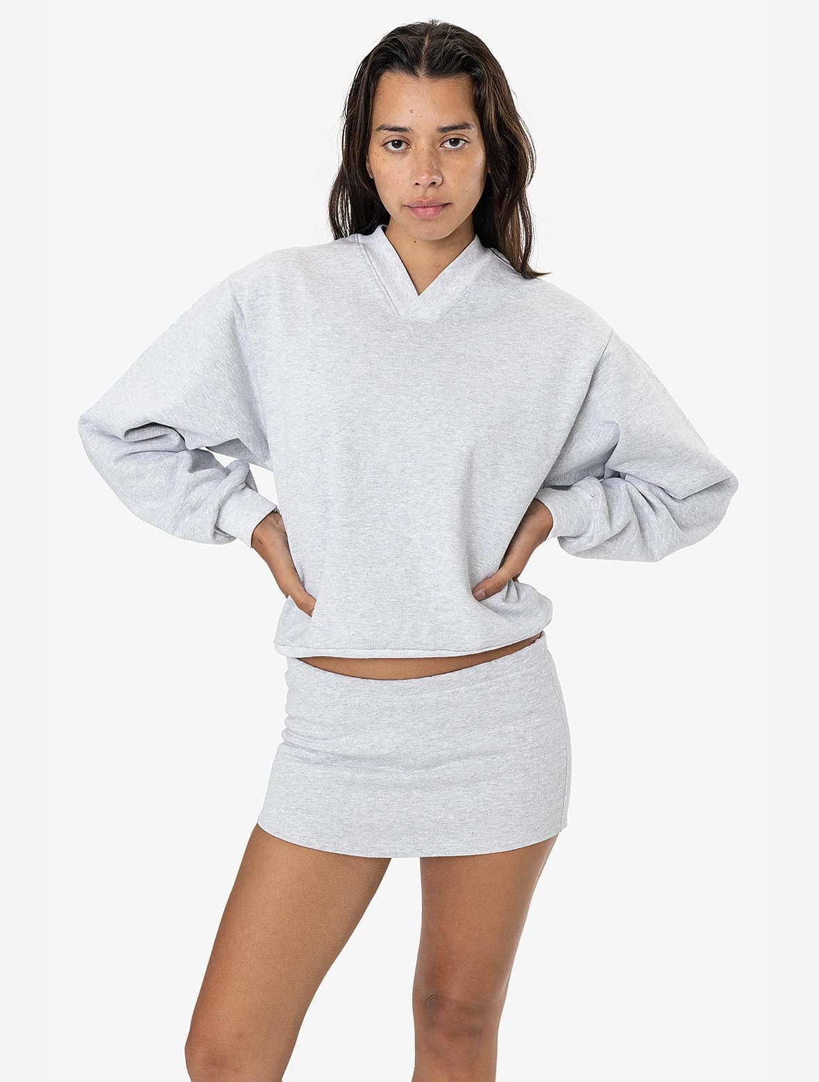 Los Angeles Apparel - HEAVY FLEECE MINI SKIRT