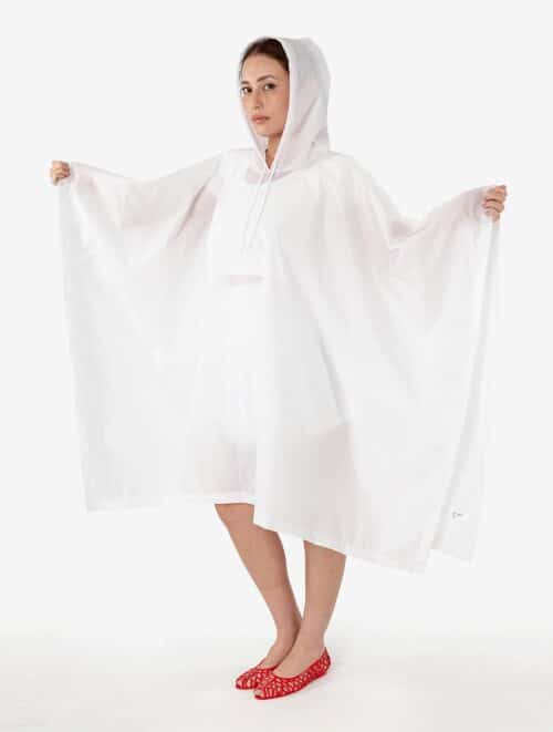 Los Angeles Apparel - Hooded Nylon Rain Poncho
