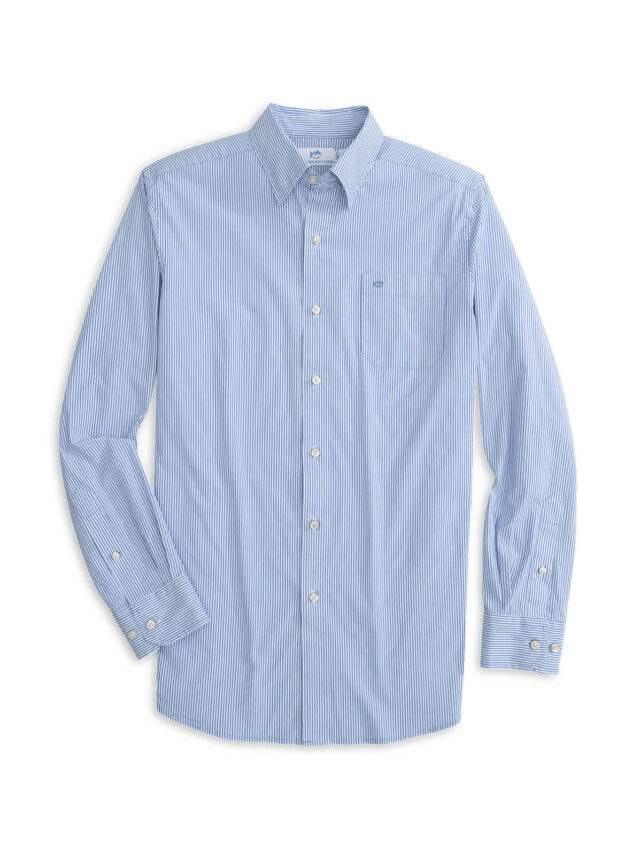 Southern Tide Mens Charleston Granby Stripe Sport Shirt