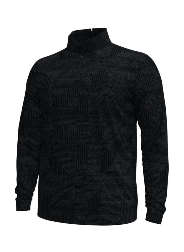 Under Armour Mens Playoff 3.0 Geometric Jacquard Quarter-Zip