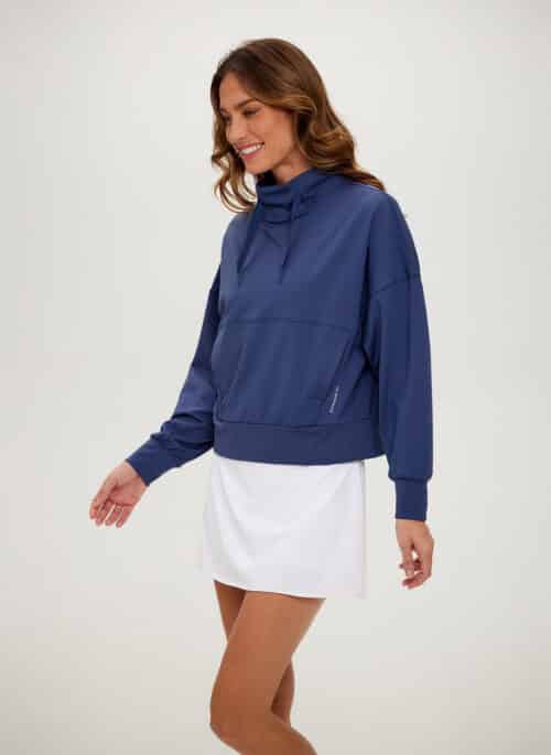 Zero Restriction Womens Evie Mock Pullover