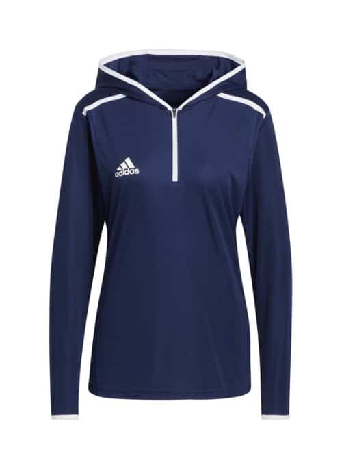 Adidas Womens Team Issue Hooded Long Sleeve Tee