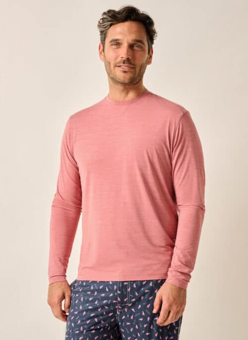Johnnie-O Mens Basin Long-Sleeve T-Shirt