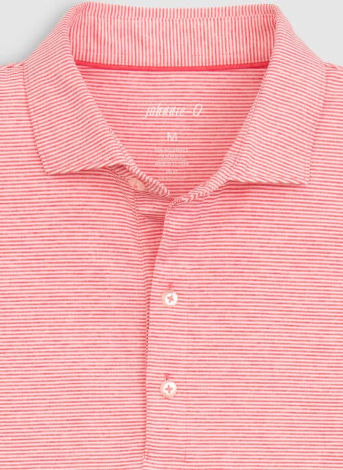 Johnnie-O Mens Lyndon Striped Polo