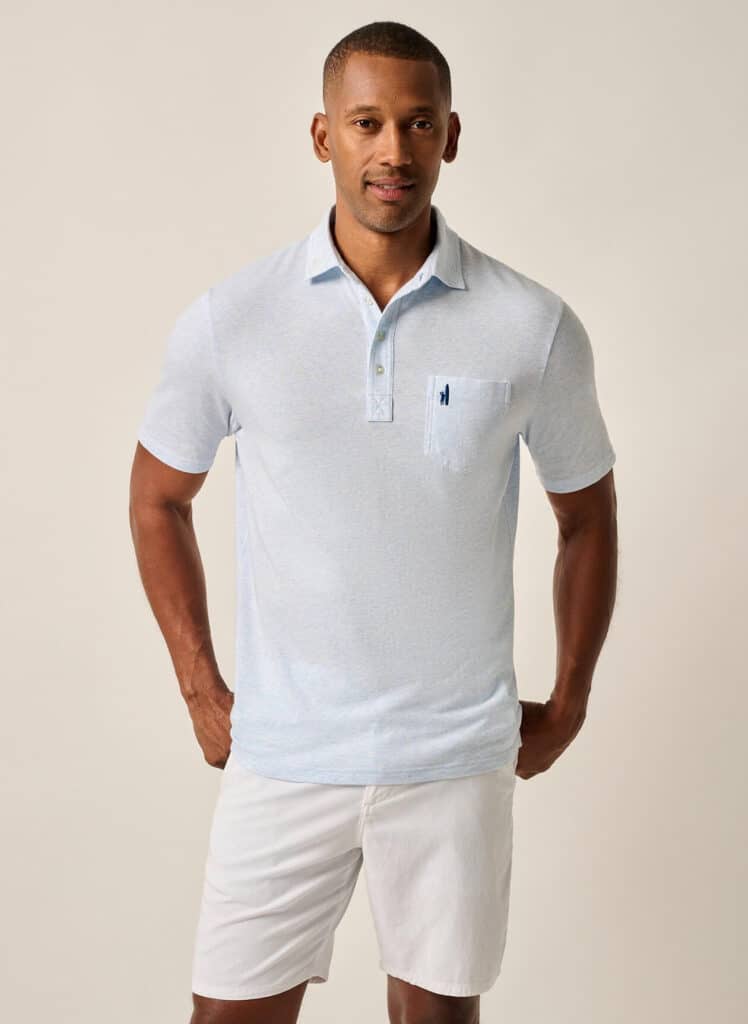 Custom Johnnie-O Mens Heathered Original 2.0 Polo - Everyday Polos available for printing and embroidery at DTLA Print
