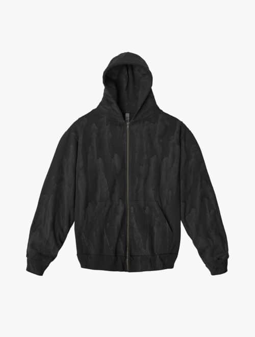 Los Angeles Apparel - 14 OZ FLEECE FULL ZIP DRIP DYE