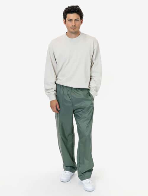 Los Angeles Apparel - Wide Leg Nylon Taffeta Pant