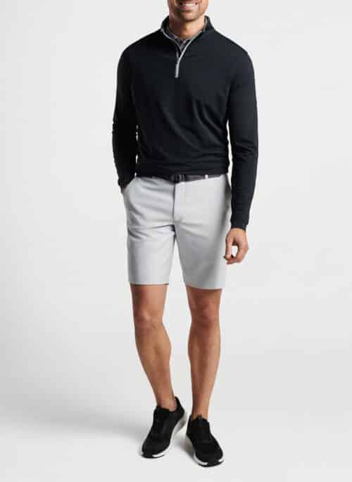 Peter Millar Mens Perth Stretch Loop Terry Quarter-Zip