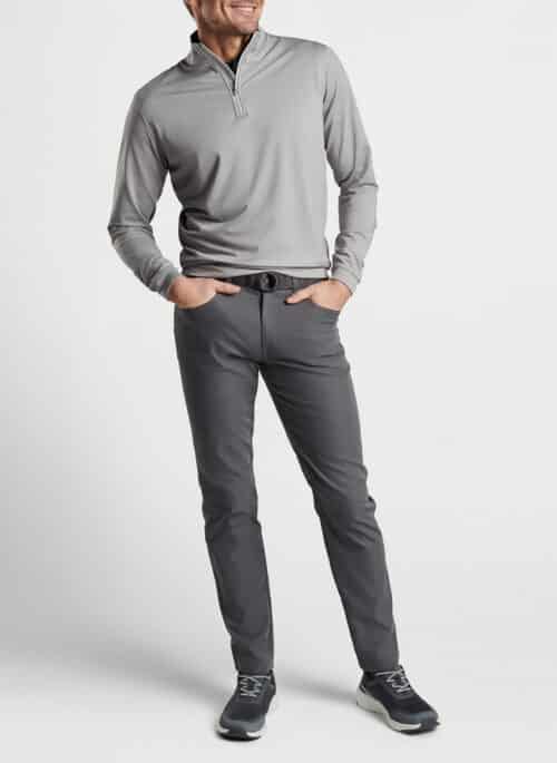 Peter Millar Mens Perth Performance Melange Quarter-Zip