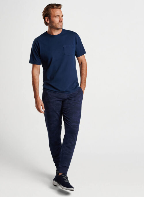 Peter Millar Mens Lava Wash Pocket T-Shirt
