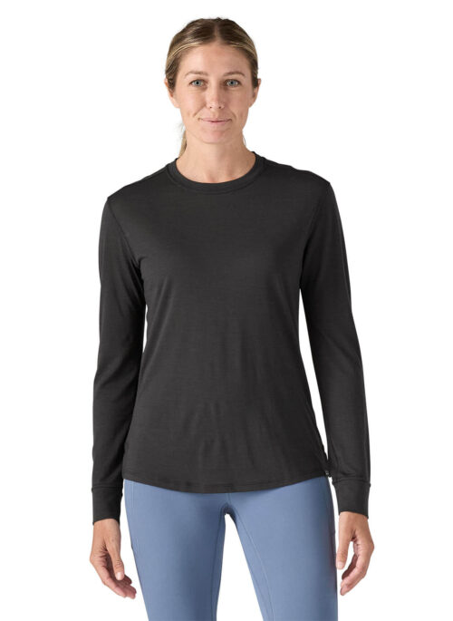 Patagonia Womens Long-Sleeve Cap Cool Merino Blend Shirt