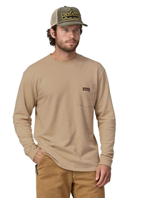 Patagonia Mens Work Pocket Long-Sleeve T-Shirt