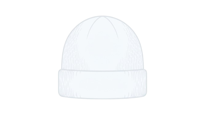 Beanie decoration zones