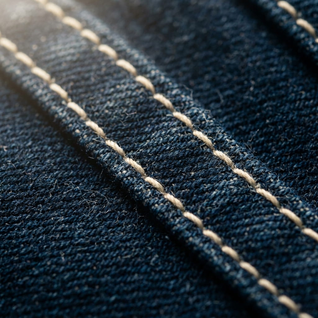 Jeans-Stitch Denim material texture