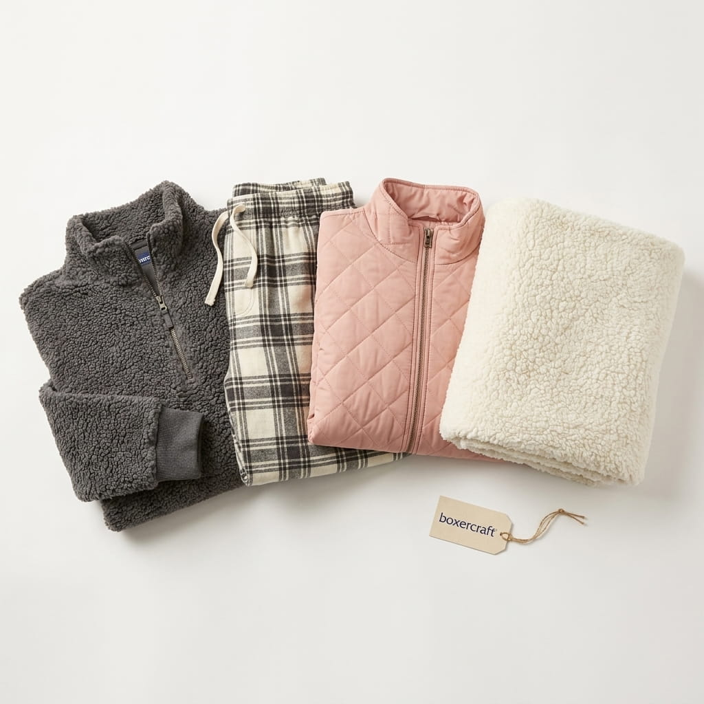 Boxercraft loungewear lineup on a clean studio background
