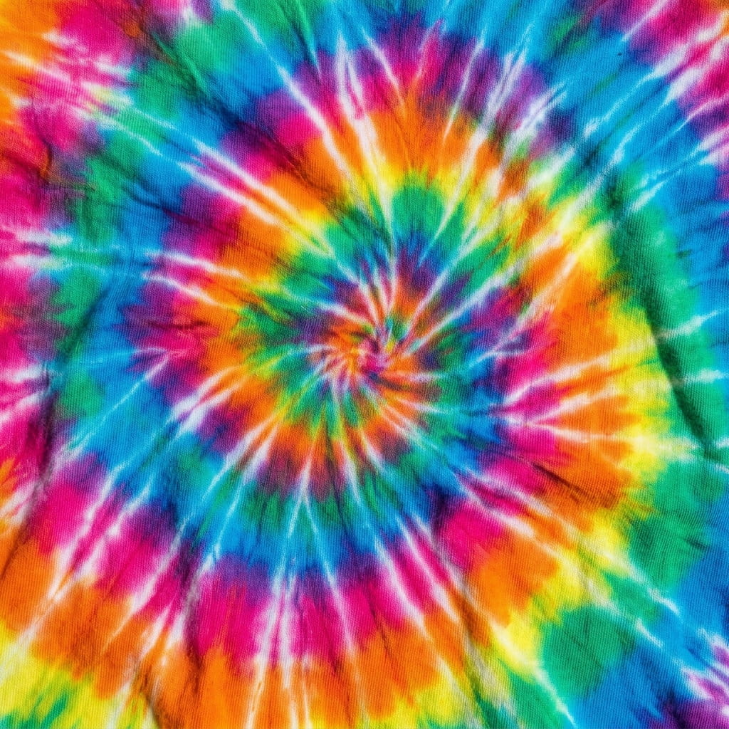 100% Cotton Tie-Dye Base material texture