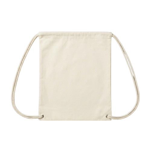 Drawstring bag decoration zones