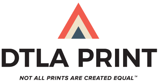 DTLA Print brand logo
