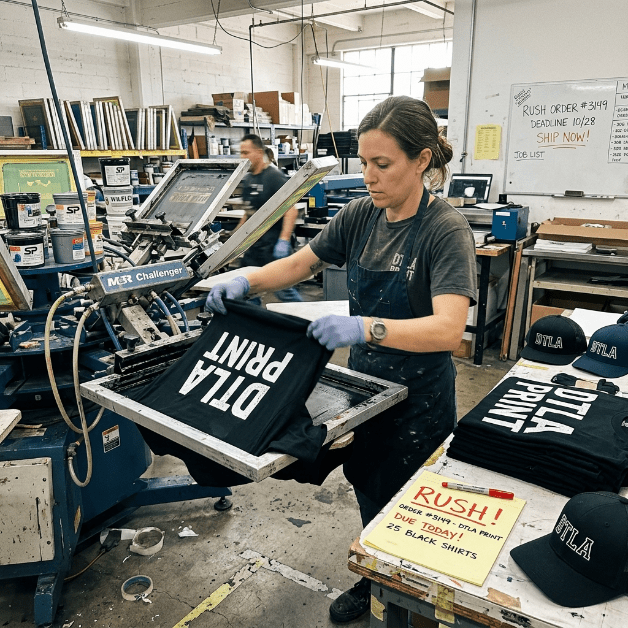 DTLA Print rush order production shop