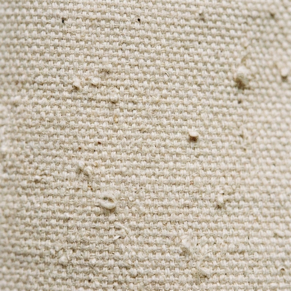 100% Cotton Canvas material texture