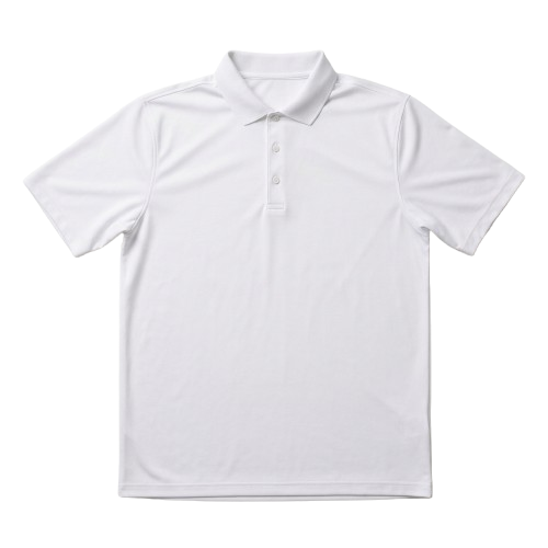 Golf polo decoration zones