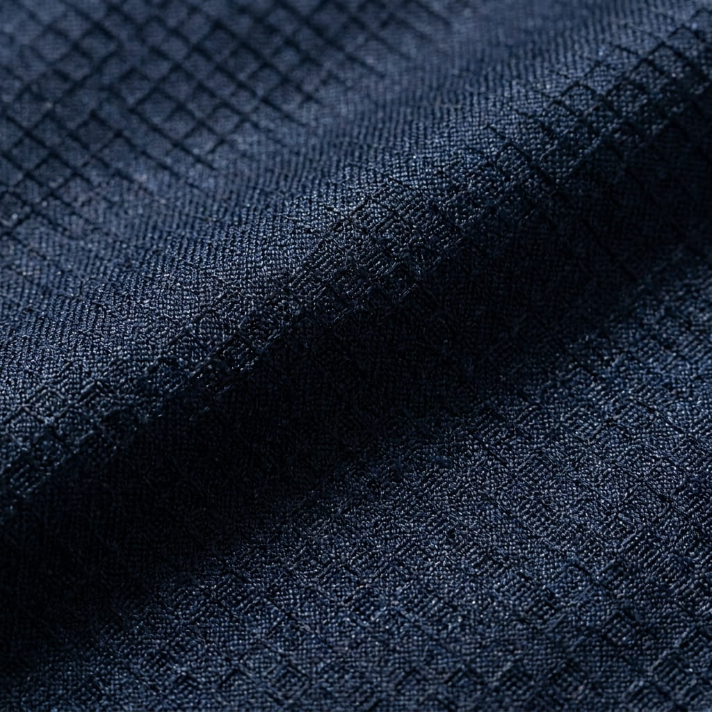Performance Jacquard & Mini-Mesh material texture