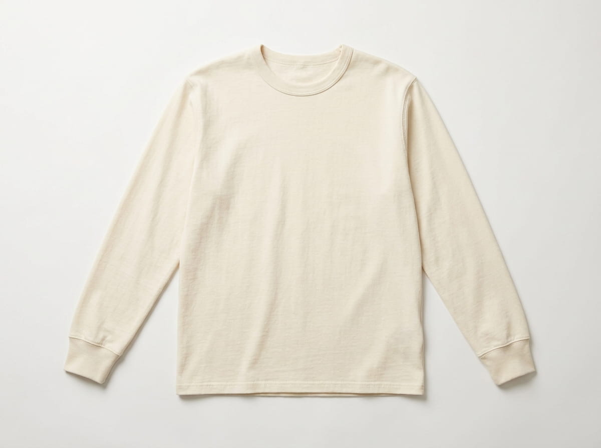 Long sleeve tee anatomy features