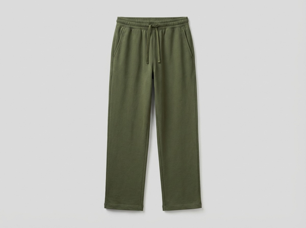 Pajama pants anatomy - waistband, upper thigh, side pockets, relaxed leg, hem