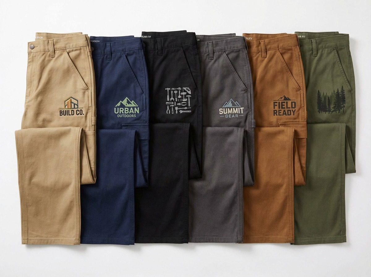 Collection of custom decorated uniform pants